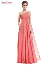 Load image into Gallery viewer, Evening Dresses Ever Pretty EP09816 One Shoulder Ruffles Padded Special Occasion Weddings Events Long 2018 New Evening Dress