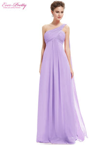 Evening Dresses Ever Pretty EP09816 One Shoulder Ruffles Padded Special Occasion Weddings Events Long 2018 New Evening Dress
