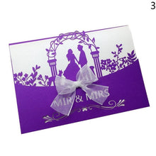 Load image into Gallery viewer, 12 * 18cm Creative Hollow Laser Cutting Business Party Birthday Invitation Card Decoration Romantic Wedding Supplies