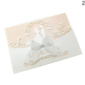 12 * 18cm Creative Hollow Laser Cutting Business Party Birthday Invitation Card Decoration Romantic Wedding Supplies