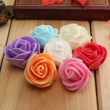 Load image into Gallery viewer, 50Pcs Foam Roses Artificial Flower Wedding Bride Bouquet Party Decor