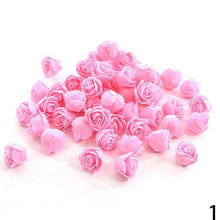 Load image into Gallery viewer, 50Pcs Foam Roses Artificial Flower Wedding Bride Bouquet Party Decor