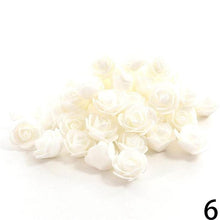 Load image into Gallery viewer, 50Pcs Foam Roses Artificial Flower Wedding Bride Bouquet Party Decor